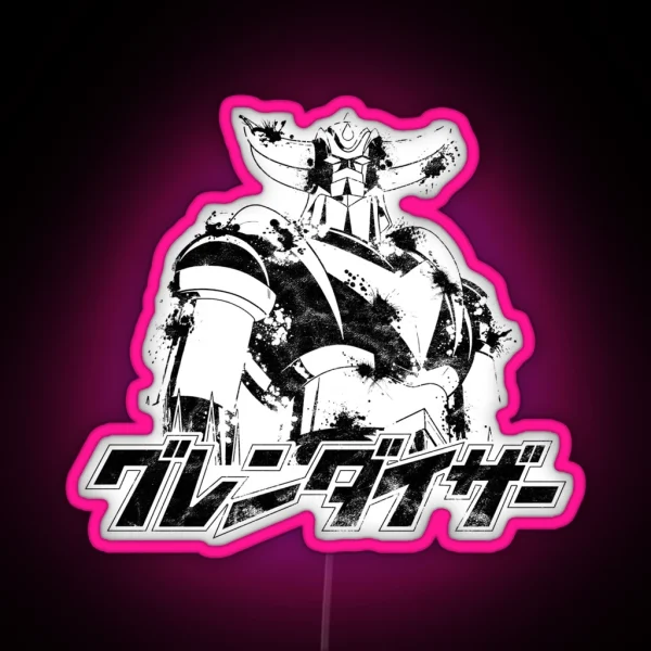 UFO Robo Grendizer Goldorak Super Robot Line RGB Neon Sign