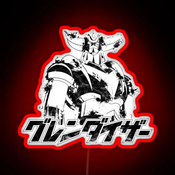 UFO Robo Grendizer Goldorak Super Robot Line RGB Neon Sign