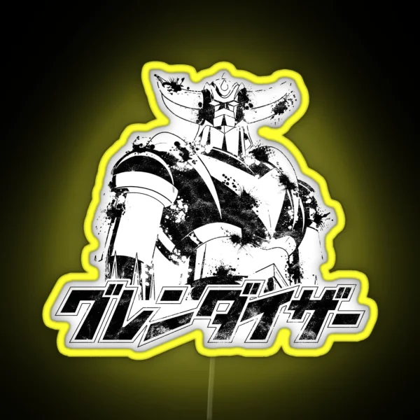 UFO Robo Grendizer Goldorak Super Robot Line RGB Neon Sign