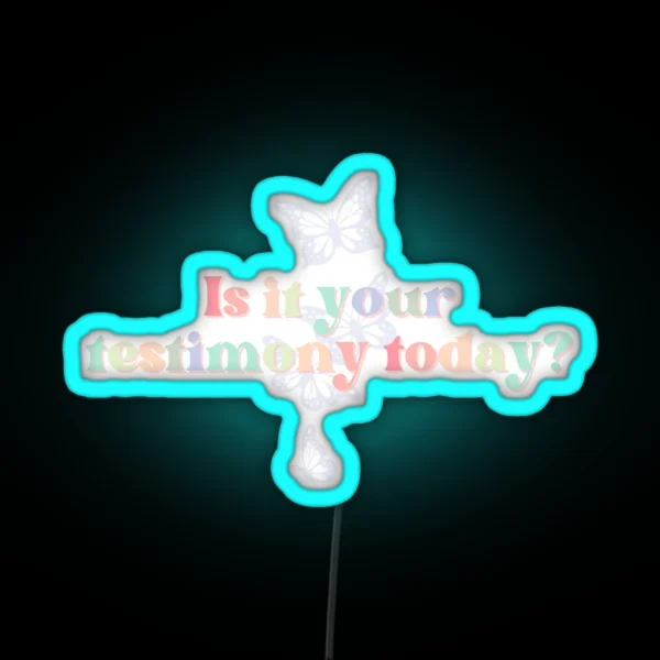 Uh Oh Impeachment RGB Neon Sign