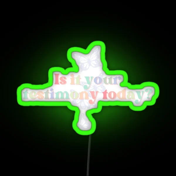 Uh Oh Impeachment RGB Neon Sign