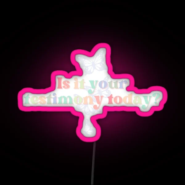Uh Oh Impeachment RGB Neon Sign