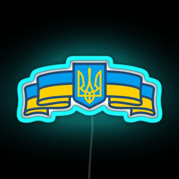 Ukrainian Symbols RGB Neon Sign