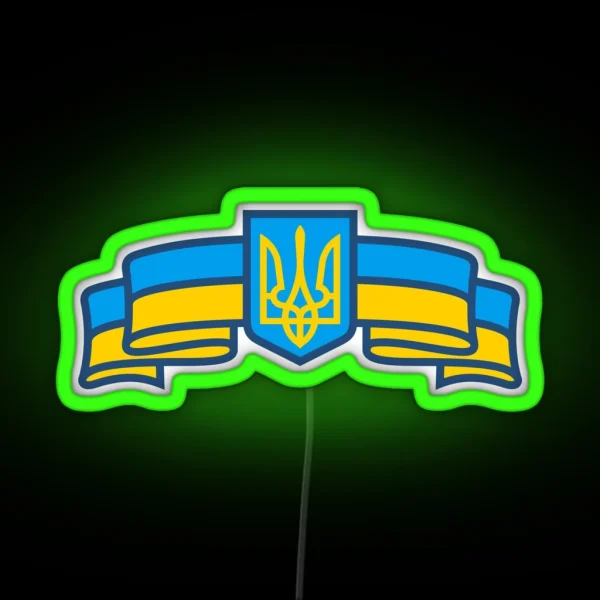 Ukrainian Symbols RGB Neon Sign