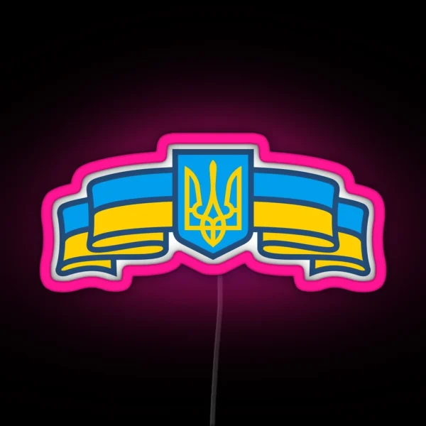 Ukrainian Symbols RGB Neon Sign
