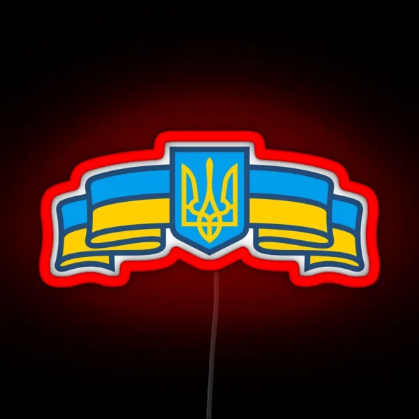 Ukrainian Symbols RGB Neon Sign