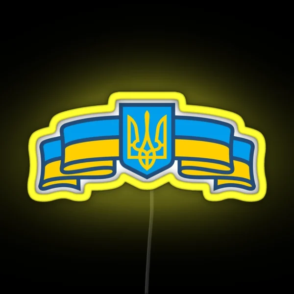 Ukrainian Symbols RGB Neon Sign