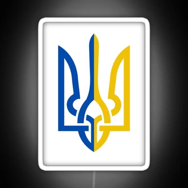 Ukrainian Trident RGB Neon Sign