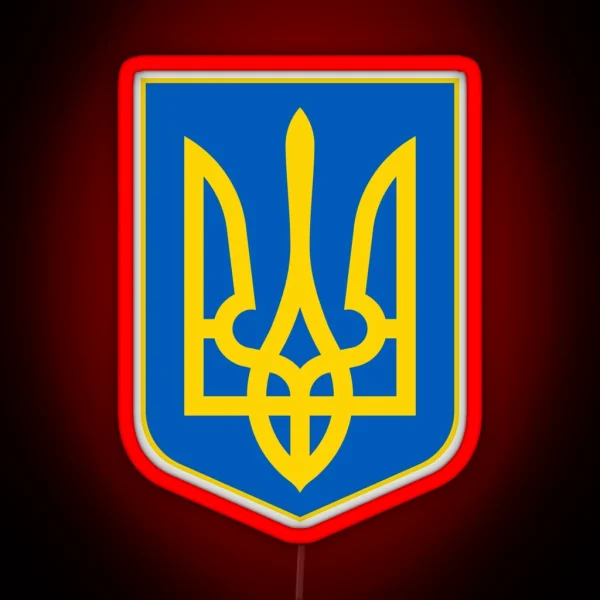 Ukrainian Trident RGB Neon Sign