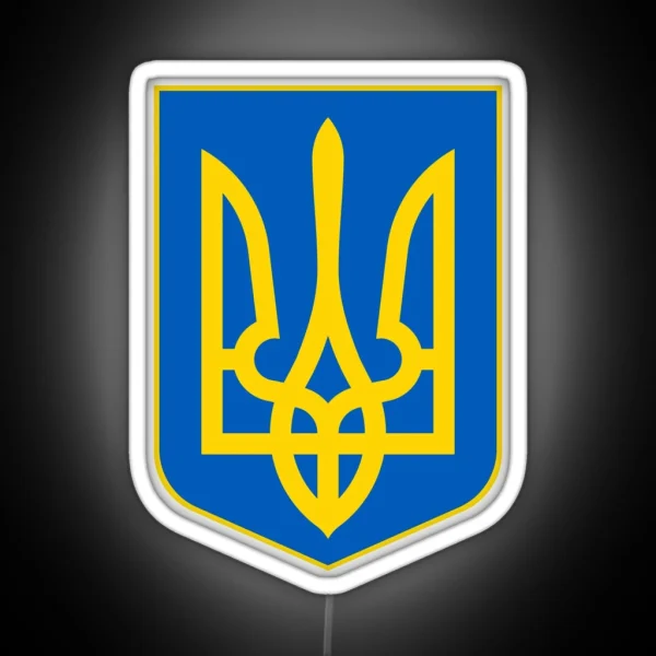 Ukrainian Trident RGB Neon Sign