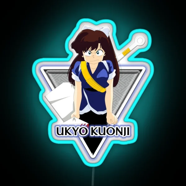 Ukyo Kuonji In Ranma 1 2 RGB Neon Sign