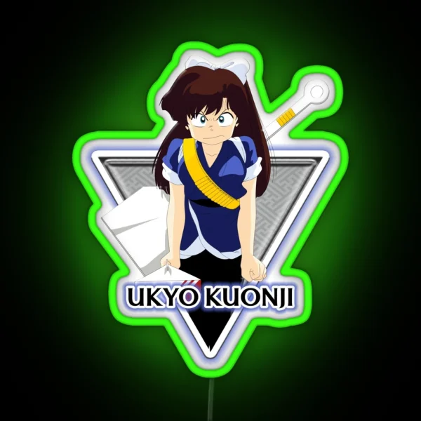 Ukyo Kuonji In Ranma 1 2 RGB Neon Sign