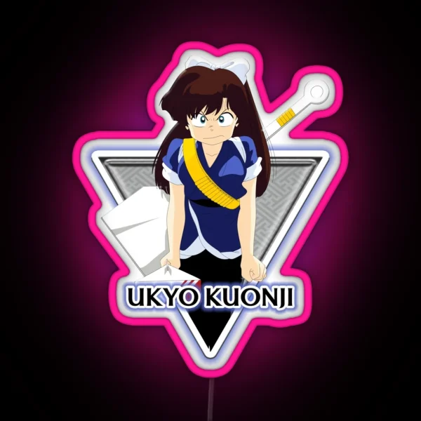 Ukyo Kuonji In Ranma 1 2 RGB Neon Sign
