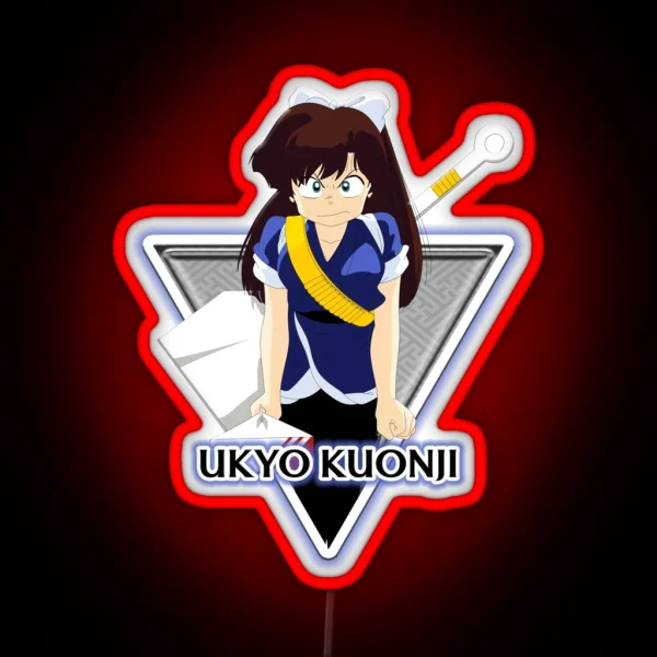 Ukyo Kuonji In Ranma 1 2 RGB Neon Sign