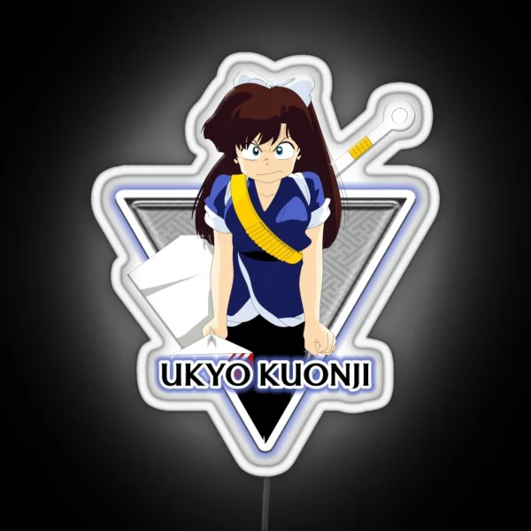 Ukyo Kuonji In Ranma 1 2 RGB Neon Sign