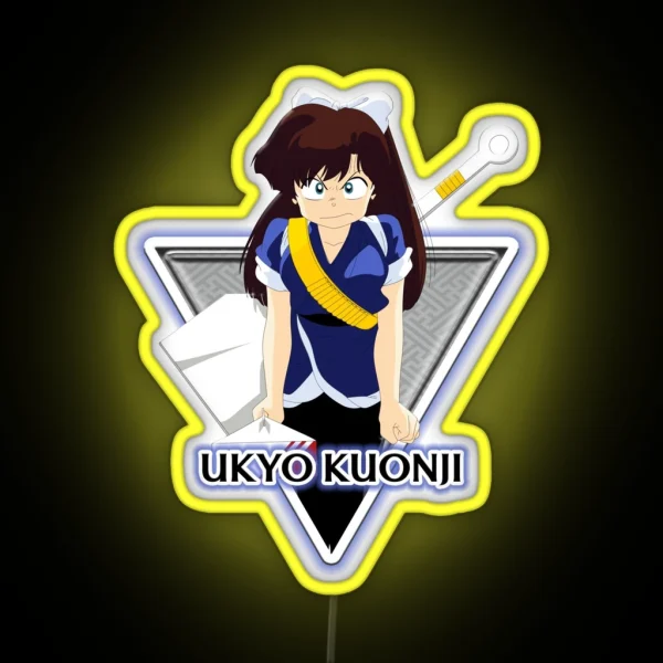 Ukyo Kuonji In Ranma 1 2 RGB Neon Sign