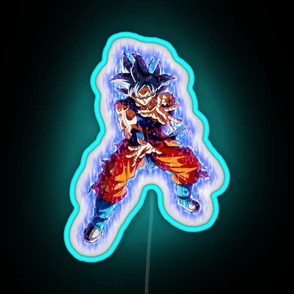 Ultra Instinct Goku RGB Neon Sign