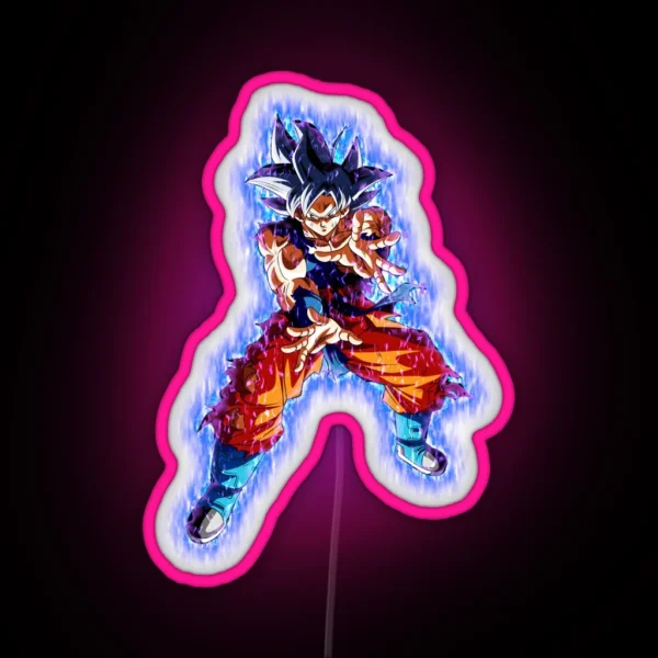 Ultra Instinct Goku RGB Neon Sign