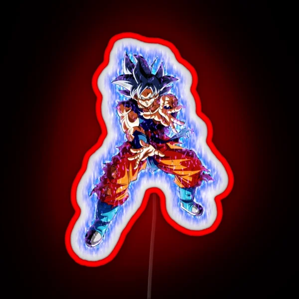 Ultra Instinct Goku RGB Neon Sign