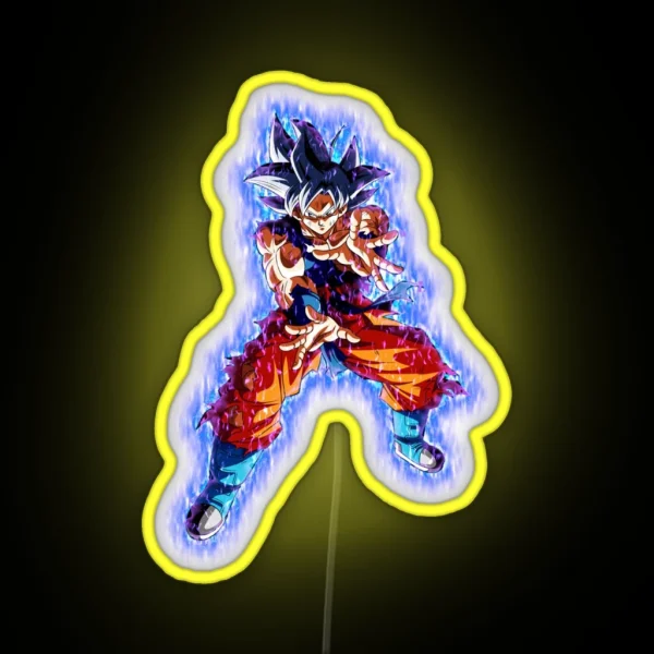 Ultra Instinct Goku RGB Neon Sign