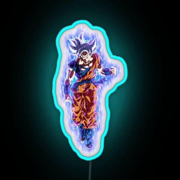 Ultra Instinct Goku RGB Neon Sign