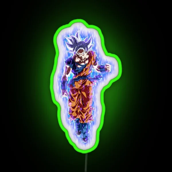 Ultra Instinct Goku RGB Neon Sign