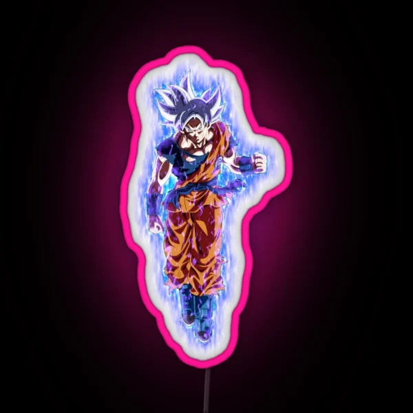 Ultra Instinct Goku RGB Neon Sign