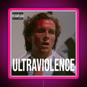 Ultraviolence Patrick Bateman RGB Neon Sign