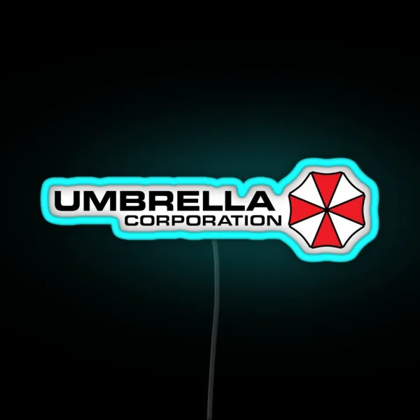 Umbrella Corporation Logo RGB Neon Sign