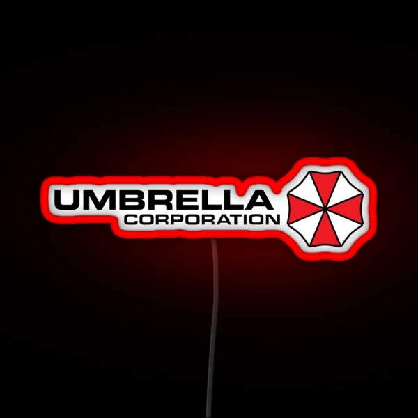 Umbrella Corporation Logo RGB Neon Sign