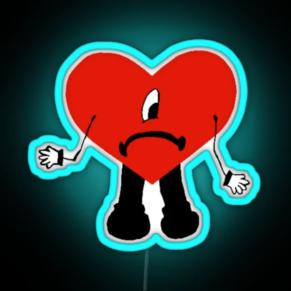 Un Verano Sin Ti Heart RGB Neon Sign