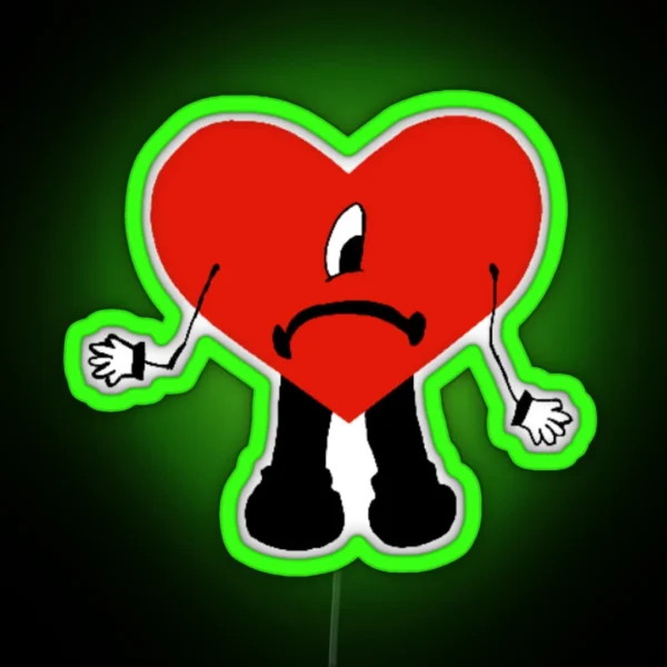Un Verano Sin Ti Heart RGB Neon Sign
