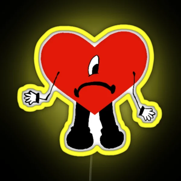Un Verano Sin Ti Heart RGB Neon Sign