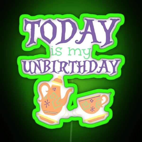Unbirthday RGB Neon Sign