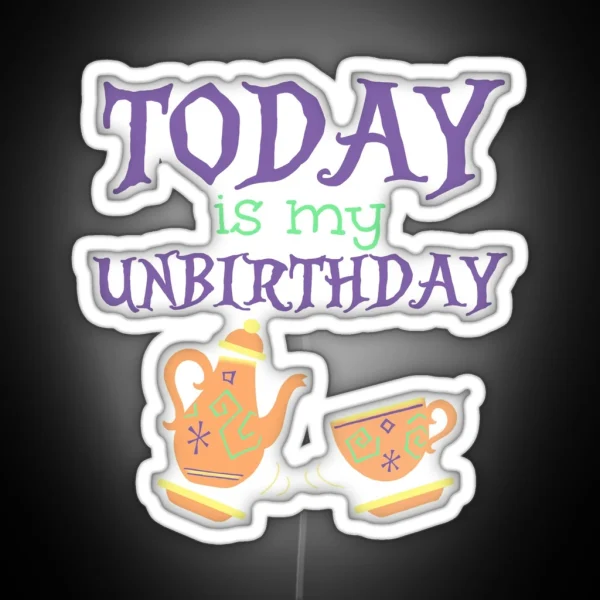 Unbirthday RGB Neon Sign