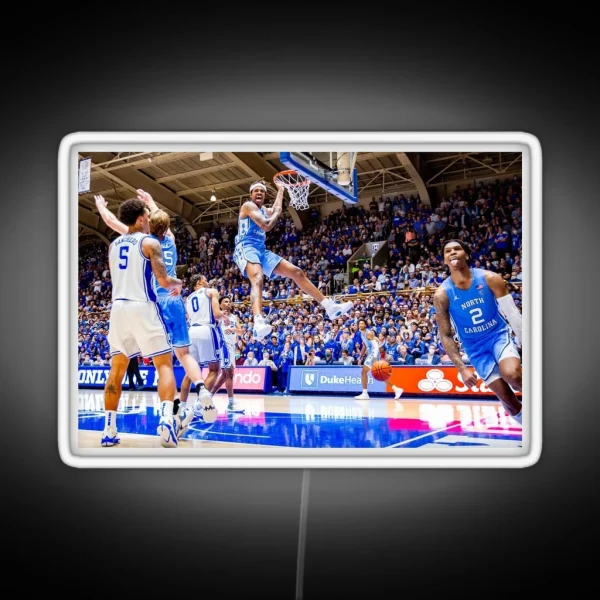 UNC Basketball Vs Duke RGB Neon Sign