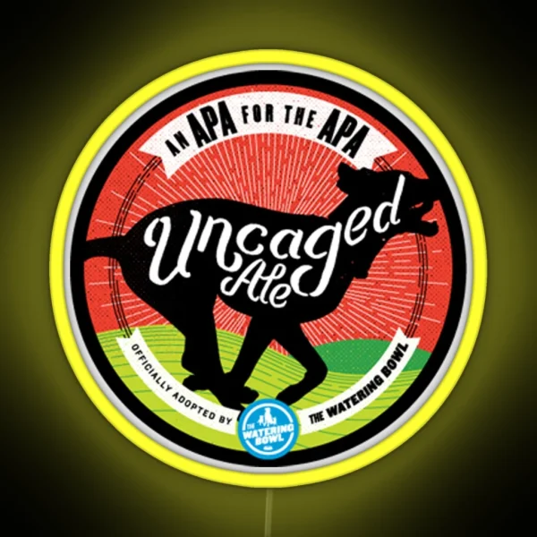 Uncaged Ale RGB Neon Sign