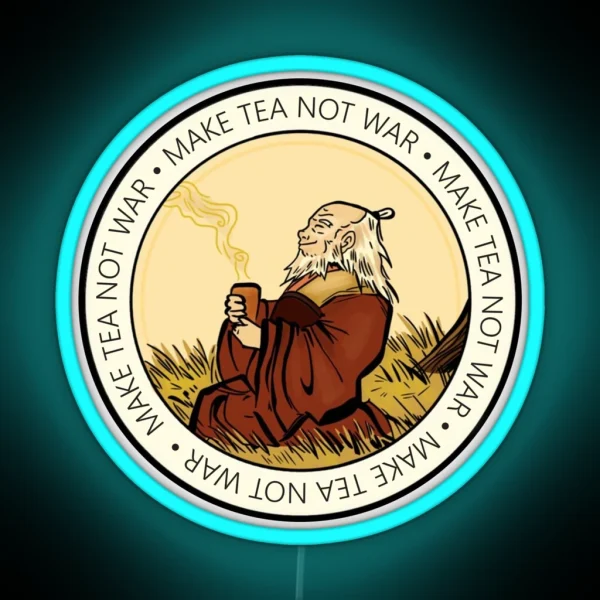 Uncle Iroh Make Tea Avatar The Last Airbender RGB Neon Sign