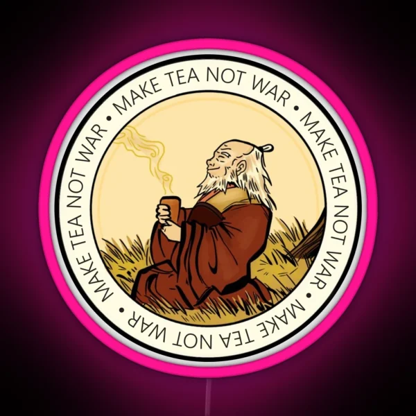 Uncle Iroh Make Tea Avatar The Last Airbender RGB Neon Sign