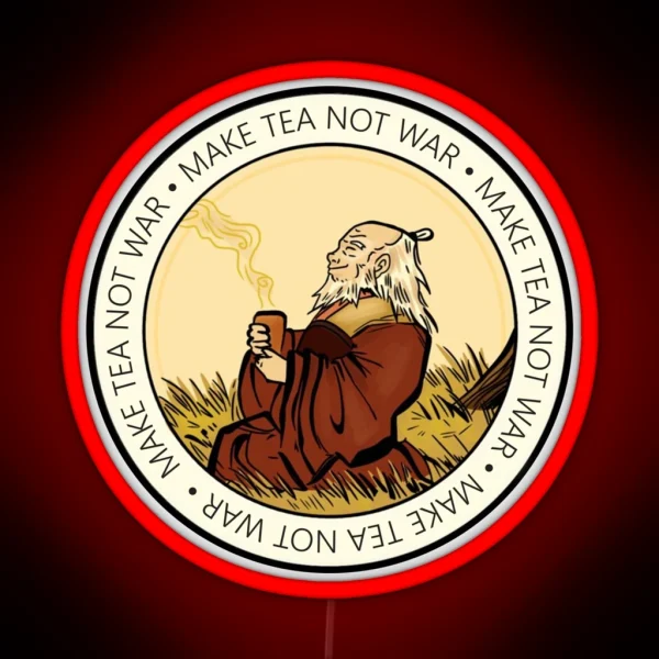 Uncle Iroh Make Tea Avatar The Last Airbender RGB Neon Sign