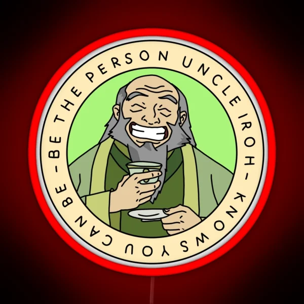 Uncle Iroh RGB Neon Sign