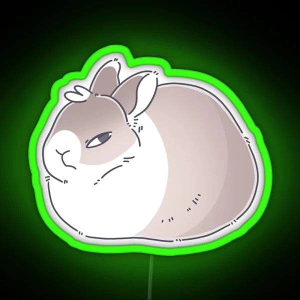 Unhappy Bunny Led RGB Neon Sign