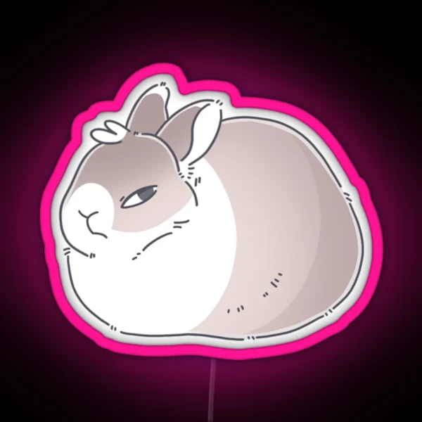 Unhappy Bunny Led RGB Neon Sign