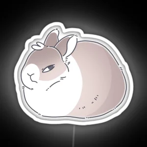 Unhappy Bunny Led RGB Neon Sign