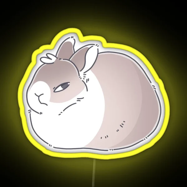 Unhappy Bunny Led RGB Neon Sign
