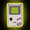 Retro gaming nostalgia LED display featuring colorful Unicorn Gameboy console design