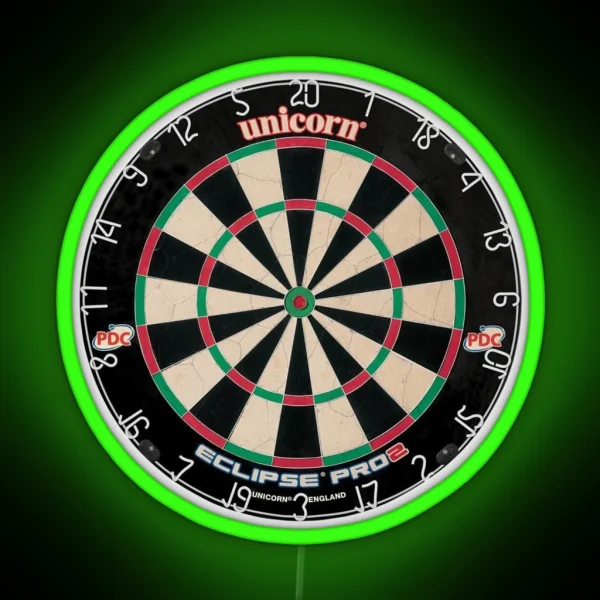 Unicorn Eclipse Pro2 Dartboard RGB Neon Sign