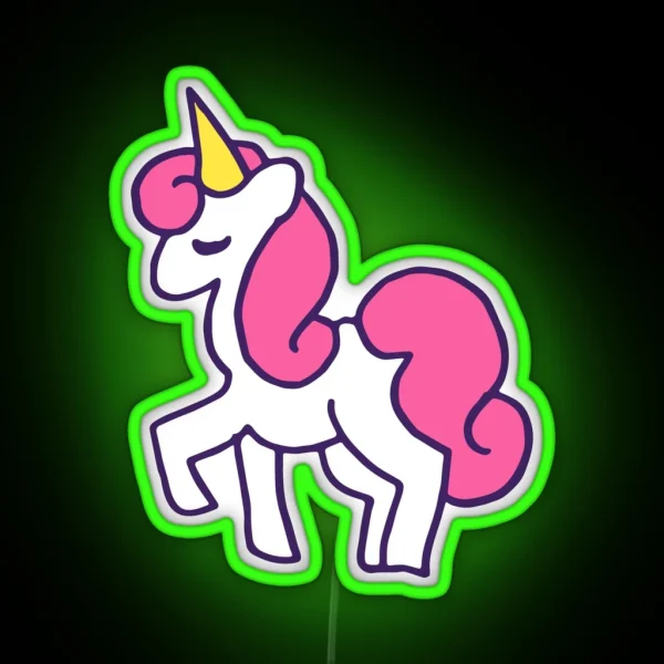 Unicorn Princess RGB Neon Sign