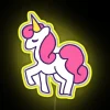Vibrant Color Changing Unicorn Theme Wall Decor with Rainbow LED Lights