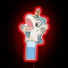 Add magical ambiance with vibrant Unicorn Neon Sign in RGB color.